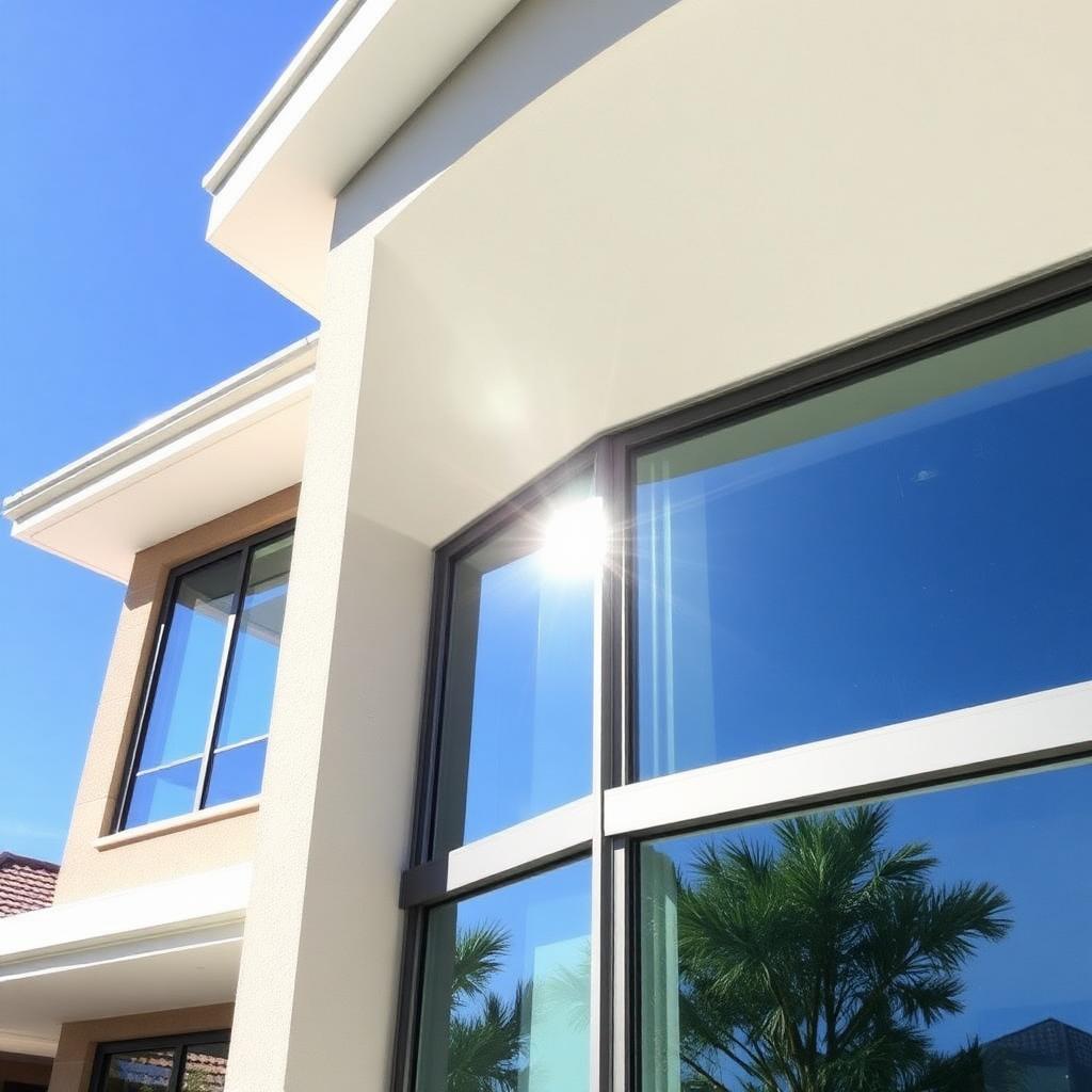 Floor-to-ceiling glass after